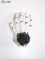 Preview: Rose Skull Haar-Clip Skeletthand